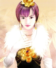 手绘古装美女图片图片