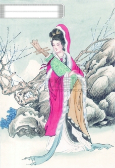古代艺术中华艺术绘画古画绘画仙女神仙嫦娥貂蝉西施中国古代绘画