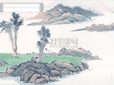 古代艺术中华艺术绘画古画山水画壮丽河山中国古代绘画