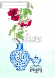 中华文化中华艺术绘画古画花朵花卉中国古代绘画1