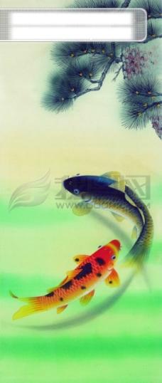 古代艺术中华艺术绘画古画绘画鱼水生植物金鱼螃蟹中国古代绘画