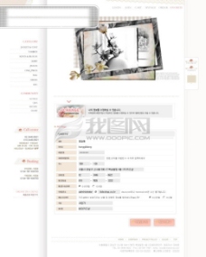 白色系列韩国网站模板_个人网站模板_企业网站模板_psd网页模板_psd网站源文件_网页素材下载