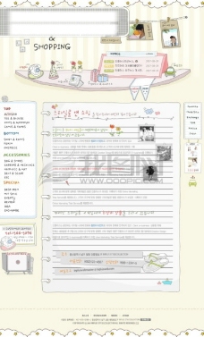 白色系列韩国网站模板_个人网站模板_企业网站模板_psd网页模板_psd网站源文件_网页素材下载