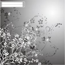 AI花纹AI矢量图花边花朵树叶线条镜框水彩花底纹