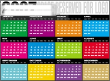 世界标识20072007年日历表