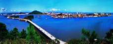 西海湾防城港市西湾跨海大桥雄姿图片