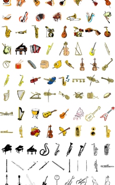 乐器（100种）图片