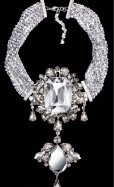 华丽高贵典雅钻石项链钻饰图片