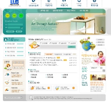 韩国商业网站模版图片