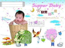 宝宝艺术照模板 宝宝照片模板 宝宝相册模板下载 宝宝台历模板 儿童相册模板